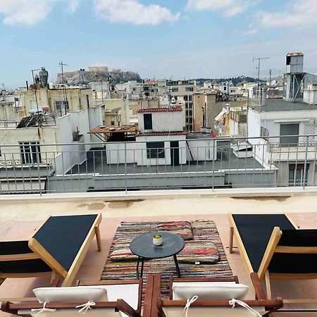 200Mbps Wifi - Penthouse With Acropolis View Apartman Athén Kültér fotó